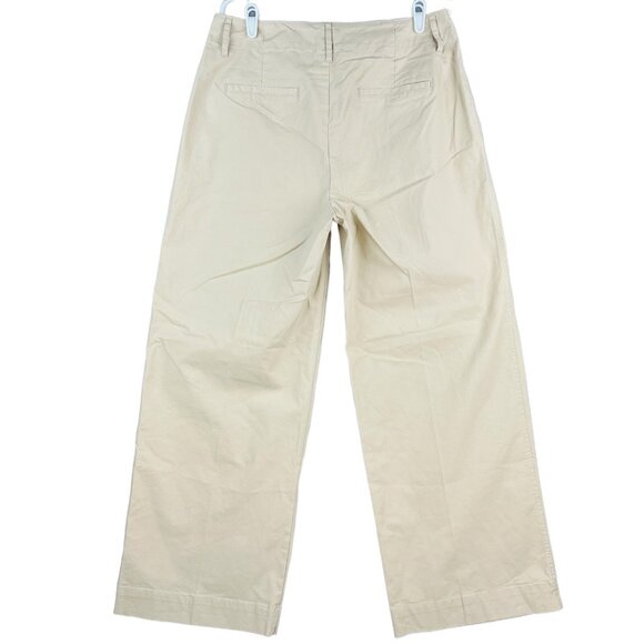 a new day Women's Tan Pants Size 12 Wide Leg Pleated Front High Rise Stretch NWT - Picture 2 of 12